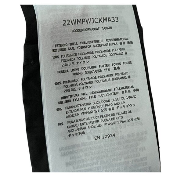 Parajumpers Coat Womens Long Bear Long Jacket Black Size Small S Down Hooded - Picture 9 of 16